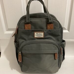 Ruvalino Diaper Backpack, Iron Gray, Unisex